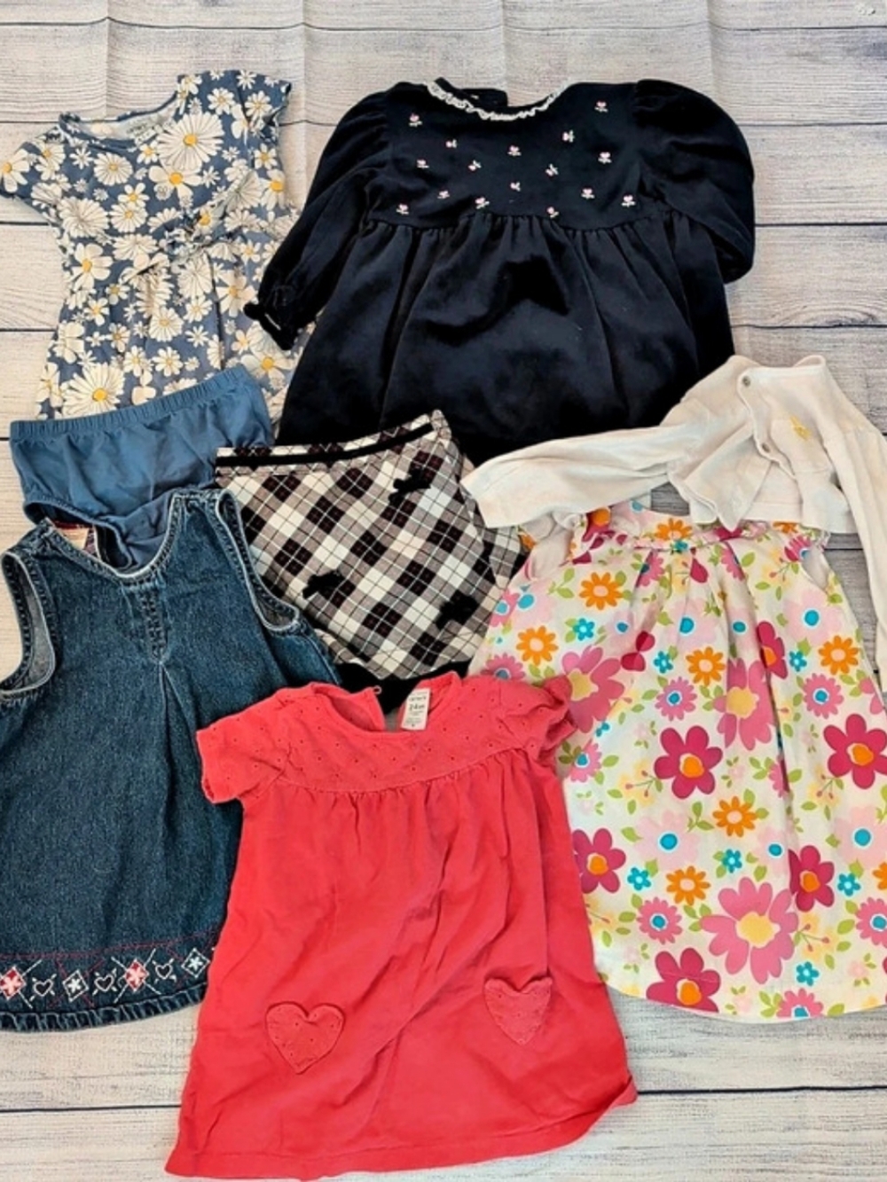 Girls 24M Dress & Outfit Lot Mostly Carter’s 10+ Pieces